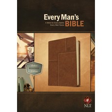 (英文圖書) Every Man's Bible-NLT Deluxe Messenger Imitation Leather, Tyndale House Publishers, 英文, 仿皮