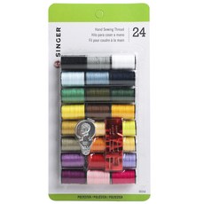 SINGER 勝家 手縫線 手工縫紉線 24入, 9.1m, 混合顏色, 24個
