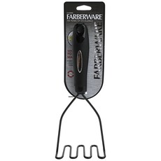 FARBERWARE 經典 Nun Stick Mash Masher, 1個, 黑色的