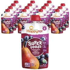 Happy BABY 綜合果昔, 梨子甜菜根藍莓奇亞籽口味, 120g, 16包