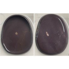 耕硯齋 端硯三大名坑坑仔岩 4寸腰圓形素池 實用型硯台 文房四寶, A011