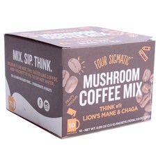 FOUR SIGMATIC 綜合蘑菇咖啡沖泡飲 猴頭菇白樺茸款, 10片, 2.5克