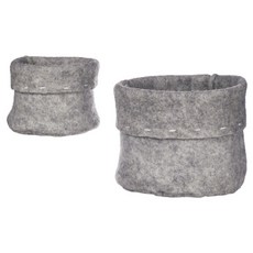 Sullivans 氈盆蓋 2 件套植物支撐架, 灰色的