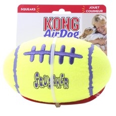 KONG 橄欖球造型寵物玩具 L號, 1個, 黃色的