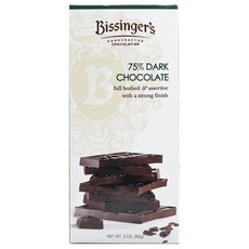 Bissinger's 75% 黑巧克力, 1盒, 85g