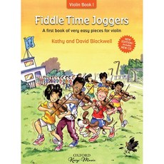 OXFORD Fiddle Time Joggers 小提琴教材第一冊含CD，兒童音樂啟蒙首選, 小提琴時間慢跑者 小提琴教本第1冊附CD