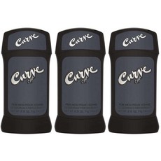 Curve Crush男士除臭劑, 3個, 74ml