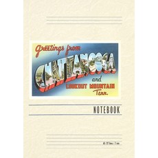 (英文圖書) Vintage Lined Notebook Greetings from Chattanooga Tennessee 平裝版, Found Image Press, 英文