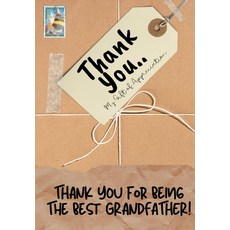 Thank You For Being The Best Grandfather!: My Gift Of Appreciation: Full Color Gift Book Prompted Qu... 平裝版, Life Graduate Publishing Group, 英文