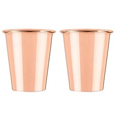 Viski Summit 實心純銅直筒烈酒杯, 2個