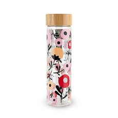 Pinky up Blair Glass Travel Infuser Mug Portable t -bottle, 473毫升, 粉色+綠色+紅色
