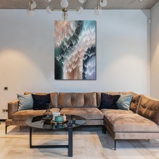 抽象手繪油畫 70x100cm (DB-007)