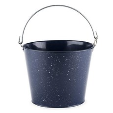 FOSTER & RYE 搪瓷啤酒冰桶藍色, 1個