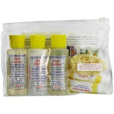 CALIFORNIA BABY 加州寶寶 Super Sensitive基本款沐浴旅行6入組, 1個