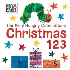 (英文圖書)The Very Hungry Caterpillar's Christmas 123 Board Books, World of Eric Carle, 英文, 硬頁書