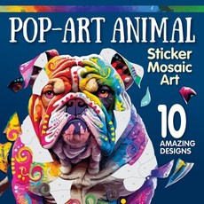 (英文圖書) Dean Russo's Pop Art Animal Sticker Mosaic Art 平裝版, Design Originals, 英文
