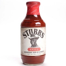 STUBB'S 無麩質辣味烤肉醬, 1個, 510克
