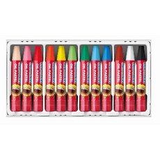 雄獅 HGOP-12六角型油畫棒粉蠟筆12色, 詳見包裝, 12, 1個