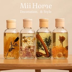 Mii厝邊 韓系ins永生花香薰擴香瓶 無火香薰 香氛擴香瓶 藤條, 1個, 50ml, 【  永生花擴香瓶 】