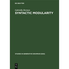 (英文圖書) Syntactic Modularity 精裝版, Walter de Gruyter, 英文