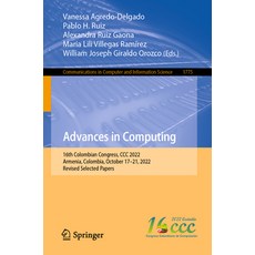 (英文圖書) Advances in Computing: 16th Colombian Congress CCC 2022 Armenia Colombia October 17-21 2... 平裝版, Springer, 英文