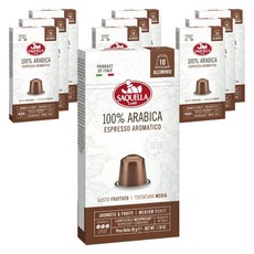 SAQUELLA 阿拉比卡Aromatico膠囊咖啡, 10個, 10入, 5g