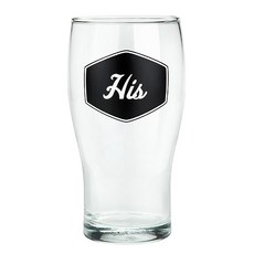 true Hees Pub 玻璃啤酒杯, 單色, 1個