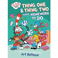(英文圖書)Dr. Seuss Graphic Novel: Thing One and Thing Two Have Homework to Do: A Cat in t... 精裝版, Random House Graphic, 英文