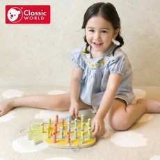 【德國 classic world 客來喜經典木玩】 鳳梨連線 20181, 黃色