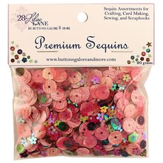 BuTTons GALORE&More 混合亮片裝飾品 20g, 1個, 搖滾公主