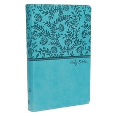 KJV Deluxe Gift Bible Imitation Leather Green Red Letter Edition Imitation Leather, Thomas Nelson, 英文, 仿皮