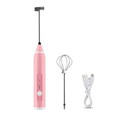 電動打泡器 USB充電, 粉色