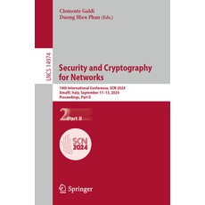 (英文圖書) Security and Cryptography for Networks: 14th International Conference Scn 2024... 平裝版, Springer, 英文
