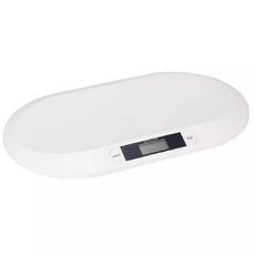 【桔比雜貨舖】電子嬰兒體重秤 寶寶電子秤 寵物健康測量體重計 家用台秤嬰兒秤, I現貨I 白色【限重20公斤，只能宅配】, 1個, 如附圖