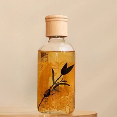 Mii厝邊 韓系ins永生花香薰擴香瓶 無火香薰 香氛擴香瓶 藤條, 1個, 250ml, 竹子白茶