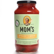 Mom's Pasta Sauce 大蒜羅勒義大利麵醬, 1個, 680克