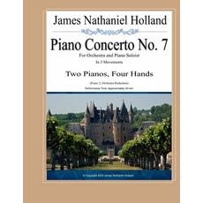 (英文圖書) Piano Concerto No. 7: for Orchestra and Piano Soloist Two Pianos Four Hands 平裝版, Independently Published, 英文