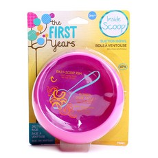 the FIRST years 兒童吸盤碗 9個月大以上, 1入, 粉色