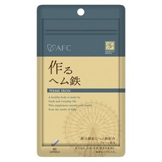 AFC 製造血紅素鐵膠囊, 1個, 60片