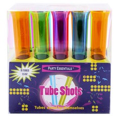 Party Essentials 直筒試管酒杯 44ml, 15件, 1套