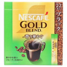 NESCAFE 雀巢咖啡 金牌經典即溶黑咖啡 濃郁香氣, 2g, 22入, 1個