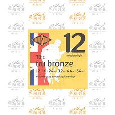 RotoSound 木吉他青銅弦 TB12-BZ (tru bronze) 80/20青銅原聲吉他弦, 詳見包裝