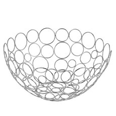 SPECTRUM DeVolspy 形狀圓形水果碗廚房儲物籃, 鉻合金