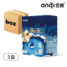 安期Anqi 柴寶Cool涼 衛生棉 夜用加長型 350mm, 6盒, 6入