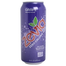 Zevia 零卡葡萄味汽水, 1個, 473毫升