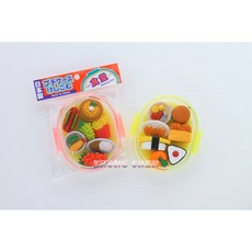 中臣 日本IWAKO橡皮擦 食物造型大便當盒裝 ER-PUC002, 詳見包裝