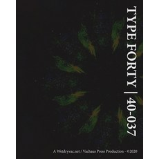 (英文圖書) Type Forty 40-037 平裝版, Blurb, 英文