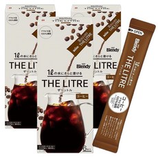 AGF Blendy The Litre即溶咖啡粉, 3個, 6入