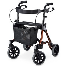 NOVA 光星 TAiMA2(S) 古典棕收合式助步車 (助行器 助行車) - 收合方便、舒適座椅、時尚外觀, 1個, 詳見包裝