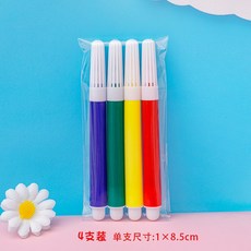 DIY彩繪面具眼鏡組 創意塗鴉卡紙 兒童美術勞作 親子益智玩具 附小色筆, 小色筆/4色一組